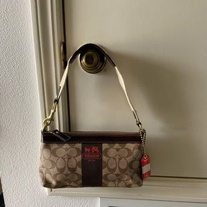 Coach Heritage Stripe Demi Purse